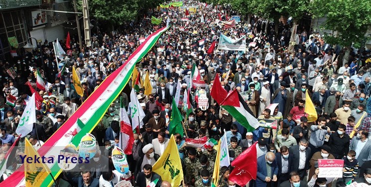 ایرانیان پایان رژیم منحوس صهیونیستی را فریاد زدند