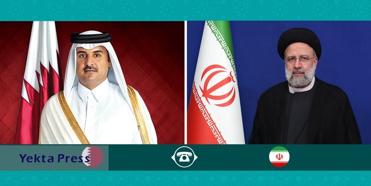 رئیسی در گفت‌وگو با امیر قطر: پیشرفت‌های منطقه‌ای در سایه همکاری‌ها میان کشورهای منطقه میسر است