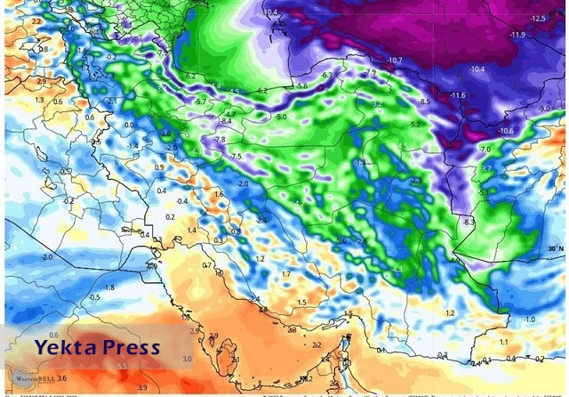 هواشناسی ایران ۱۴۰۲/۰۱/۰۹؛ هشدار سرمازدگی در ۱۸ استان
