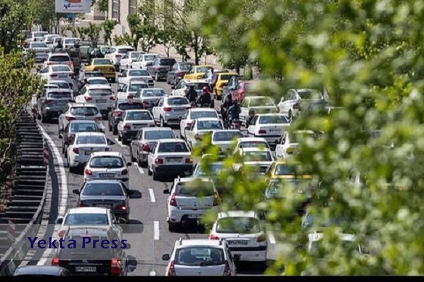 وضعیت ترافیک در معابر و بزرگراه‌های پایتخت ۲۸ دی ۱۴۰۲