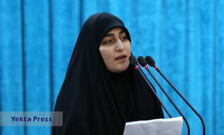 زینب سلیمانی در مراسم تشییع شهید سیدرضی موسوی: هیچ راهی جز مبارزه با رژیم صهیونیستی وجود ندارد