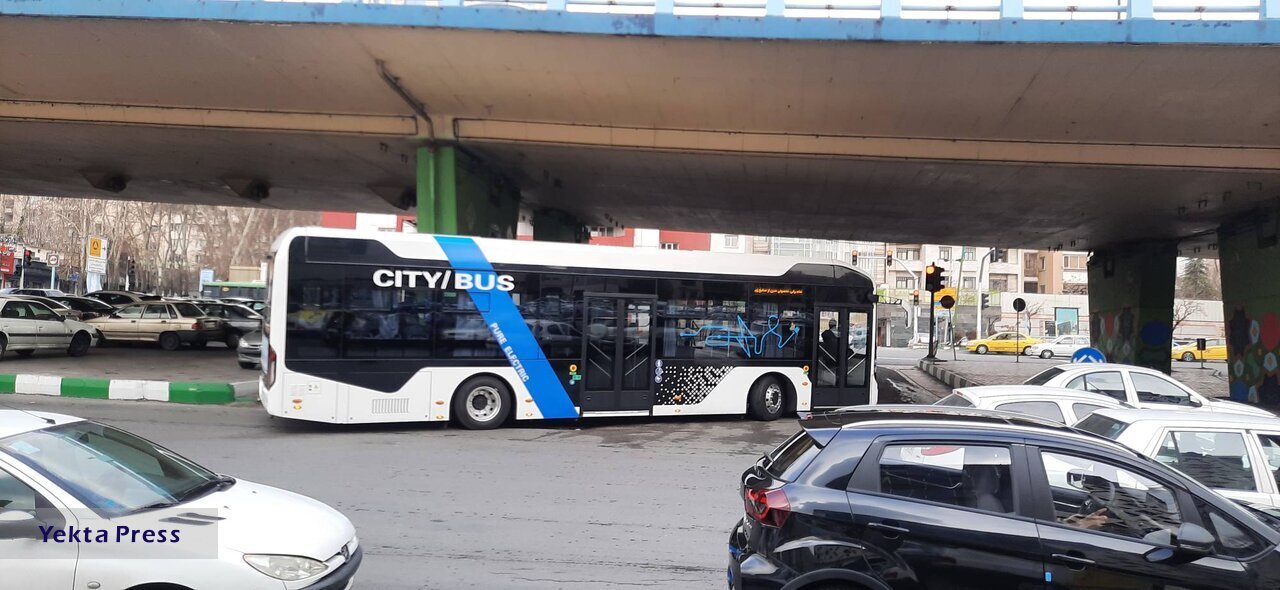 فعالیت اتوبوس‌های برقی تهران شروع شد