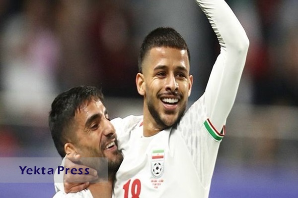 قائدی تنها نماینده ایران در تیم منتخب جام ملت‌های آسیا