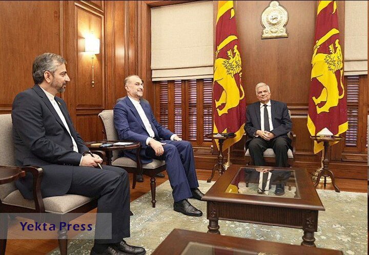 امیرعبداللهیان با رییس‌جمهور سریلانکا دیدار کرد