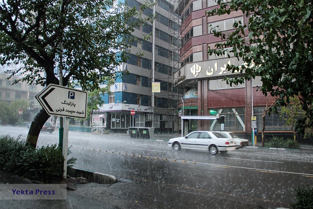 هشدار هواشناسی برای تهران / رگبار باران و وزش باد شدید