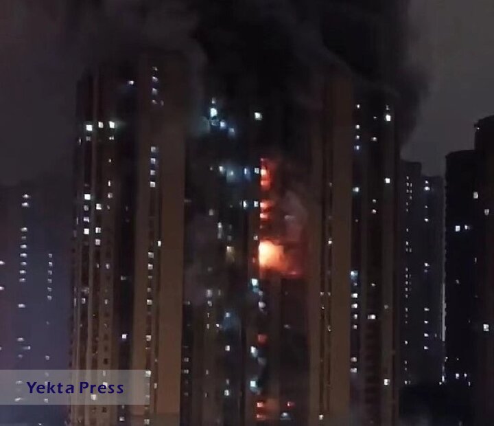 15 کشر پی آتش‌سوزی مهیب در شرق چین