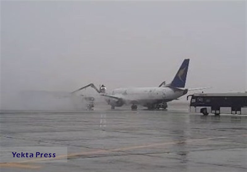وضعیت پرواز‌های فرودگاه امام در پی بارش برف