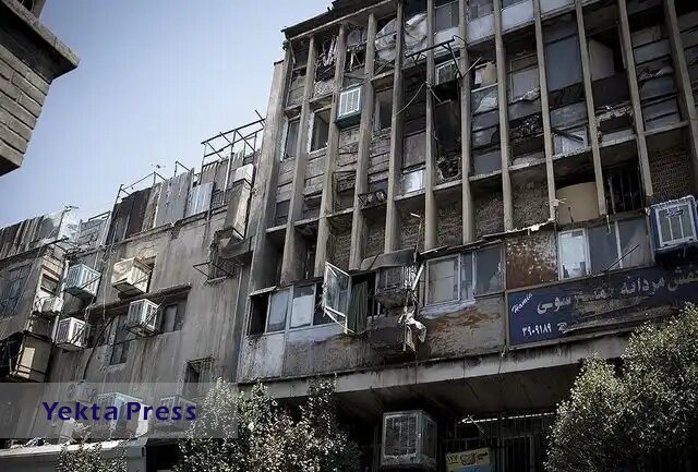 علام اسامی ساختمان های ناایمن تهران