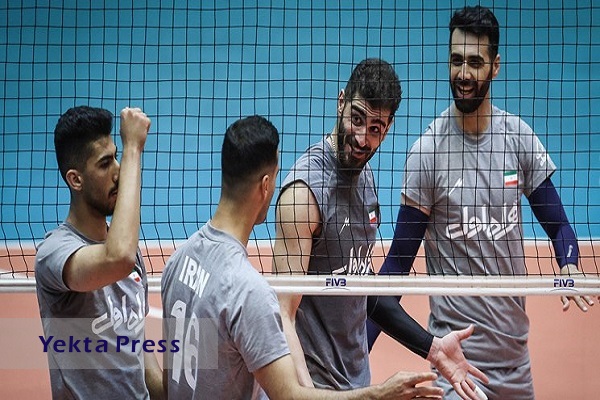 مردان والیبال ایران در استانبول