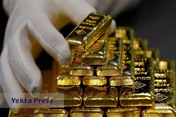 هر اونس طلا در بازار جهانی ۸ دلار افت کرد
