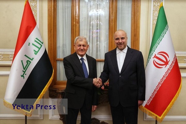 رئیس جمهور عراق با رئیس مجلس دیدار کرد