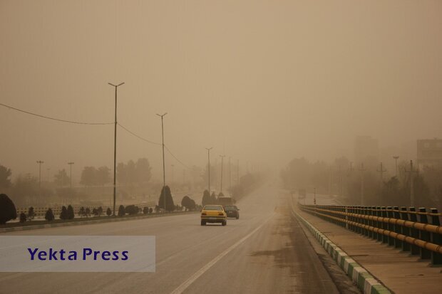 وزش باد  خاک امروز در البرز و تهران