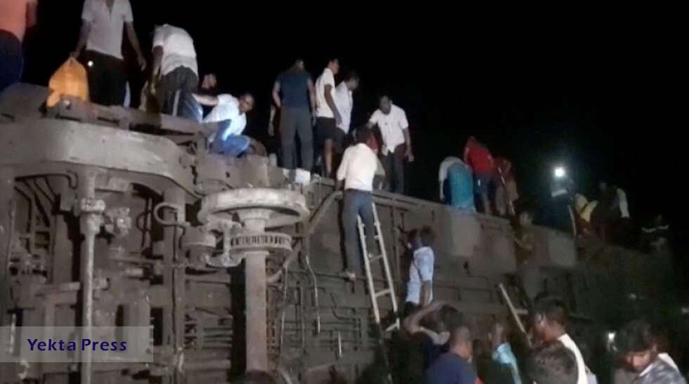 ۵۰ کشت پی خروج قطار از ریل در هند