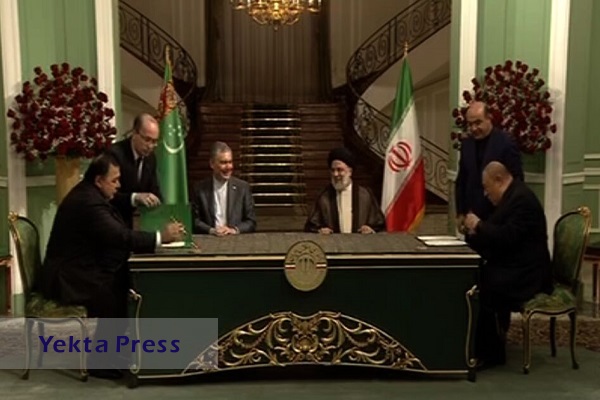 امضا ۵ سند همکاری میان ایران و ترکمنستان