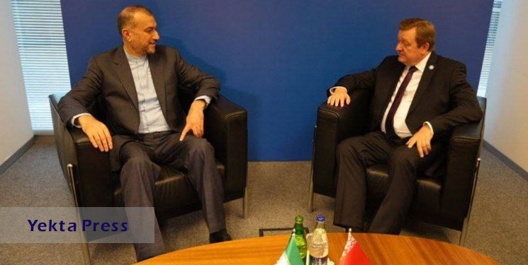 گفت‌وگوی وزرای خارجه ایران و بلاروس در باکو