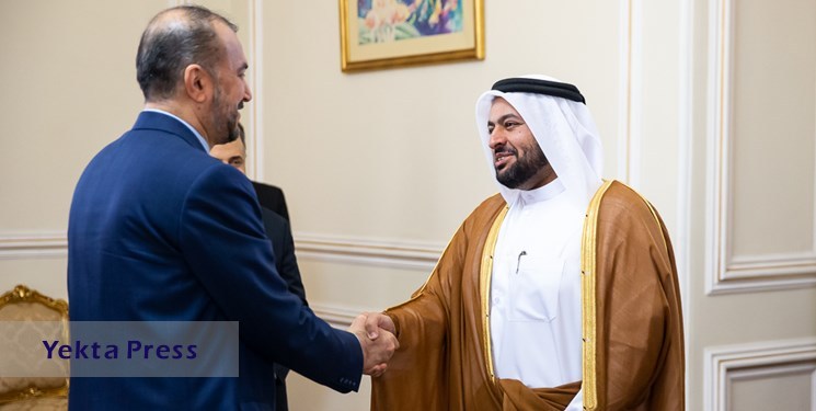 دیدار وزیر مشاور در امور خارجه دولت قطر با امیرعبداللهیان