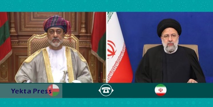 تاکید رئیس جمهور ایران و سلطان عمان بر ارتقای روابط دو کشور