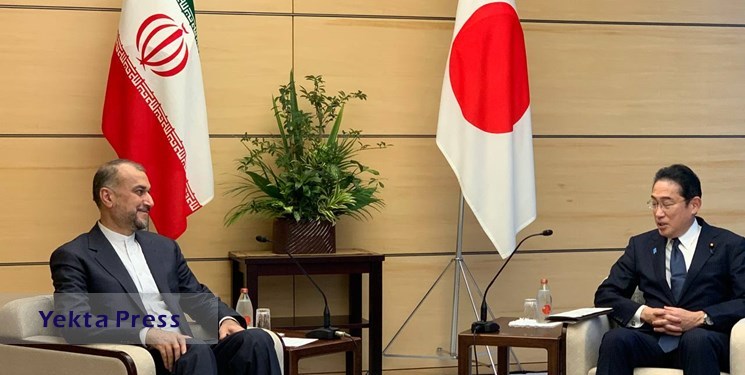 امیرعبداللهیان با نخست‌وزیر ژاپن دیدار کرد