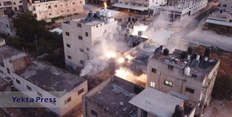 ارتش منزل شهید فلسطینی را منفجر کرد