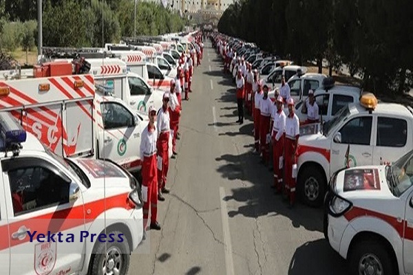 اعزام ۲۲ هزار امدادگر و درمانگر هلال احمر به مرز‌های غربی ایران و عراق