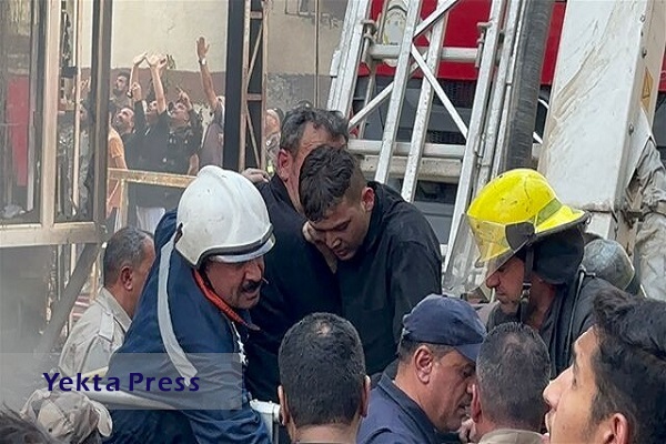 مصدومیت شماری از زائران ایرانی بر اثر آتش‌سوزی در هتل قدیمی نجف