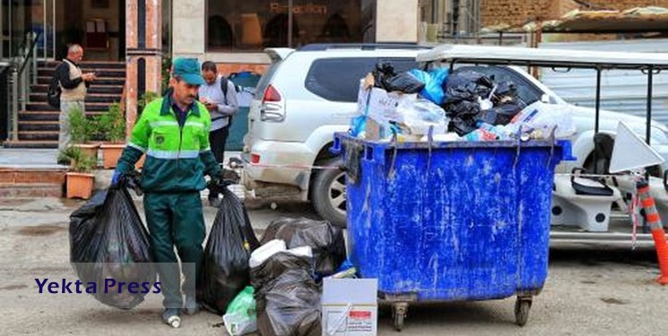 جمع‌آوری روزانه ۸۰ تن زباله در شهر نجف