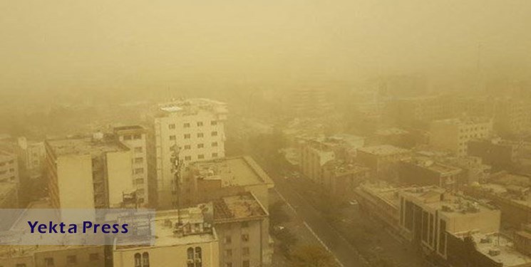 وزش باد و گرد و خاک در تهران
