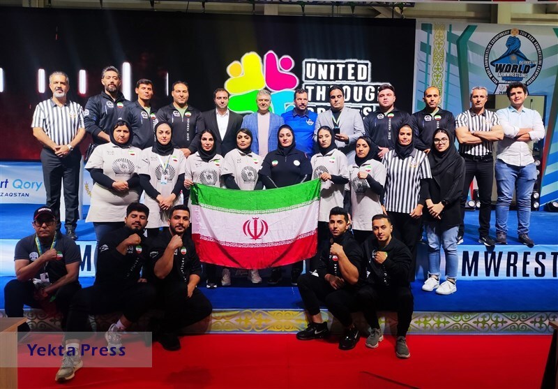 پایان کار ایران در مسابقات جهانی مچ‌اندازی با کسب ۶ مدال