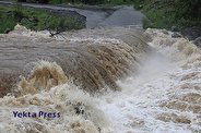 طغیان ۱۱ رودخانه گیلان در اثر بارش‌های سیل‌آسا