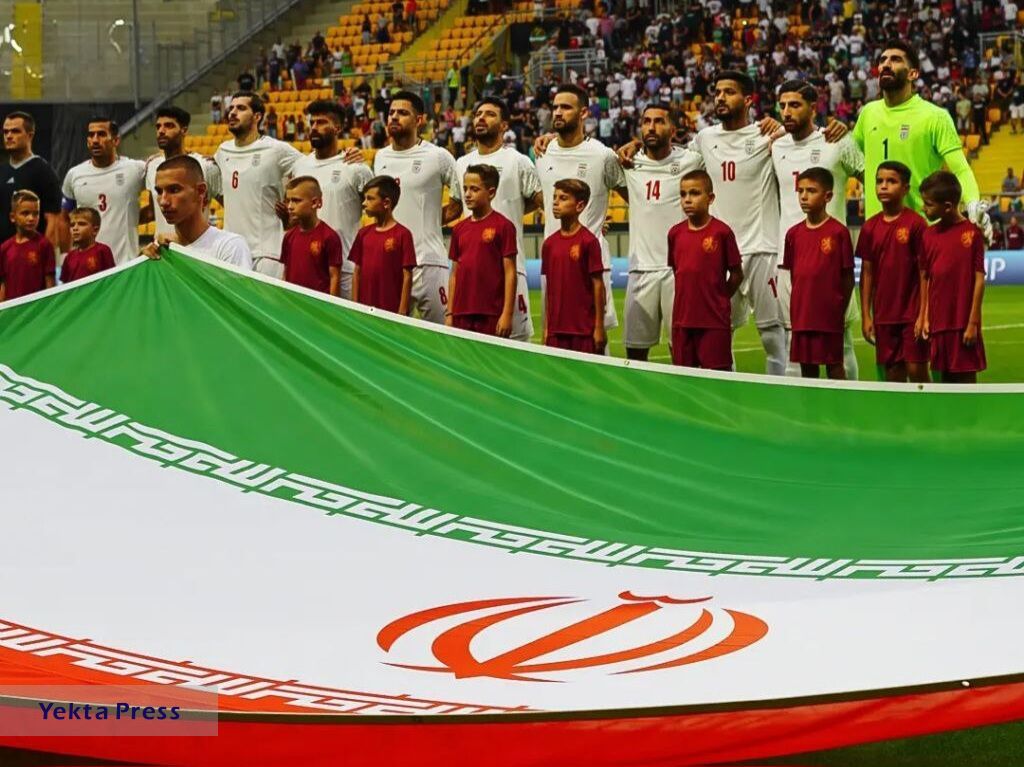 رونمایی ازم ملی ایران مقابل اردن