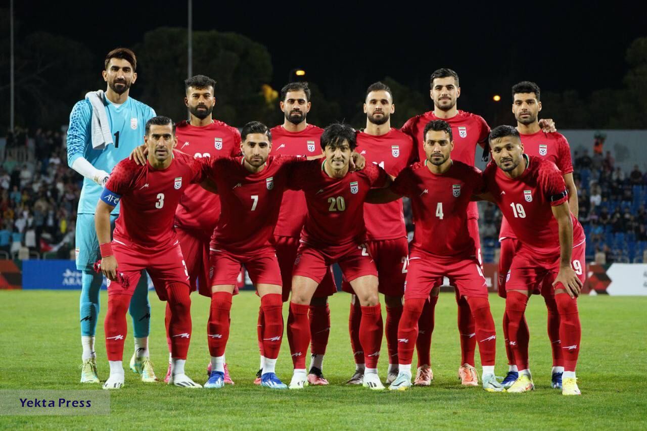 تریب احتمالی تیم ملی ایران مقابل قطر