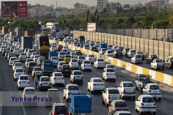 ترافیک سنگین در محور هراز و آزادراه کرج قزوین