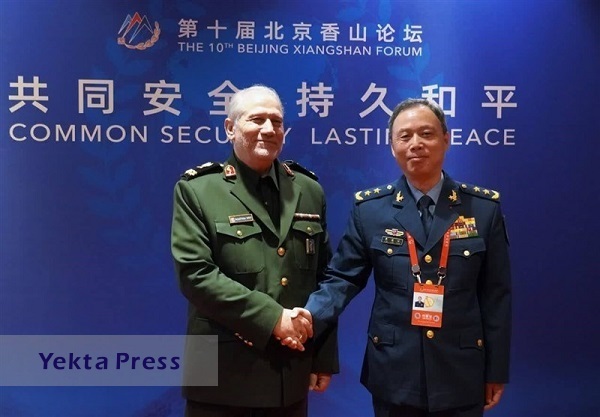 سرلشکر صفوی در پکن: ایران و چین باید نسبت به تهدیدات و منافع مشترک به درک واحد برسند