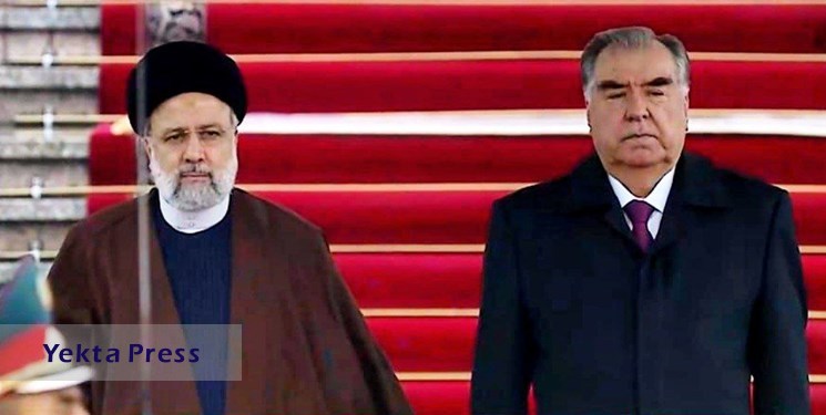 رئیس‌جمهور تاجیکستان از آیت‌الله رئیسی استقبال کرد