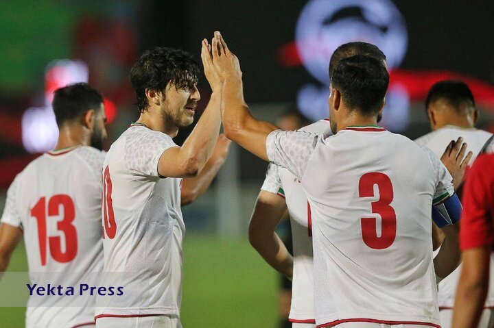 پیروزی تیم ملی فوتبال ایران مقابل هنگ کنگ با درخشش سردار آزمون