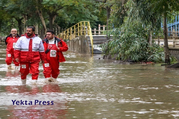 هشدار هلال احمر درباره رگبار شدید باران و خطر وقوع سیل