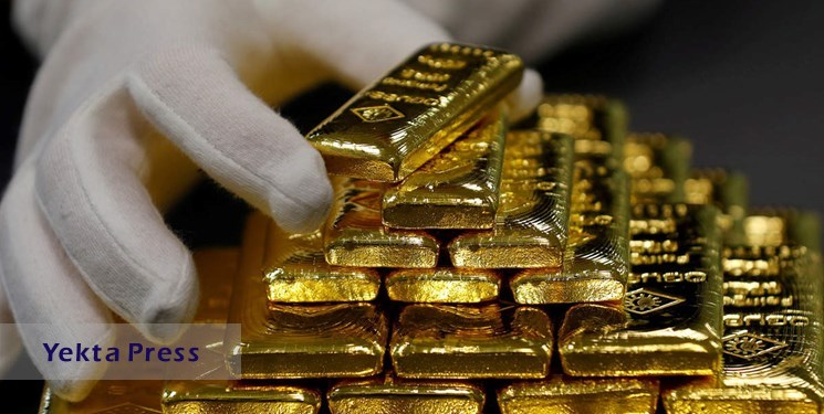 قیمت طلای جهانی بیش از ۱۰ دلار کاهش یافت