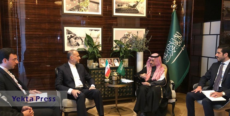 دیدار و گفت‌‌وگوی امیرعبداللهیان و وزیر خارجه عربستان در ژنو