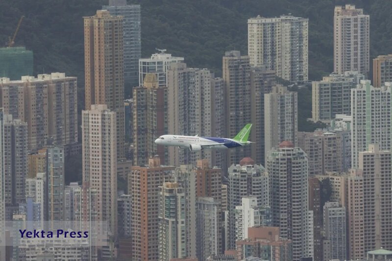 پرواز هواپیمای مسافربری ساخت چین