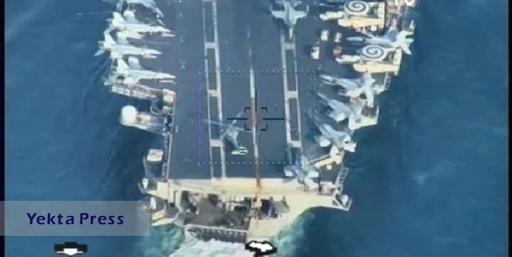رهگیری و شناسایی ناوگروه هواپیمابر آیزنهاور توسط نیروی دریایی ارتش