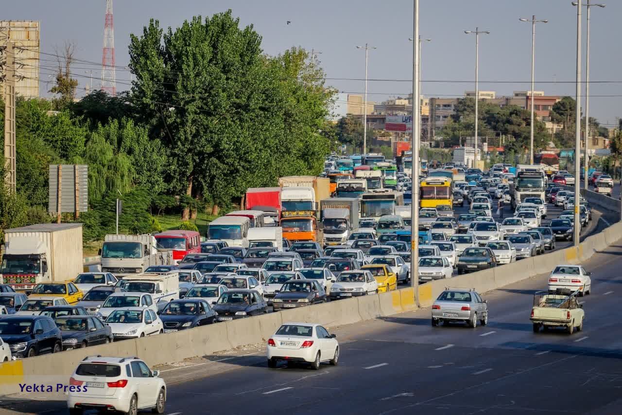 ترافیک سنگ - کرج - قزوین