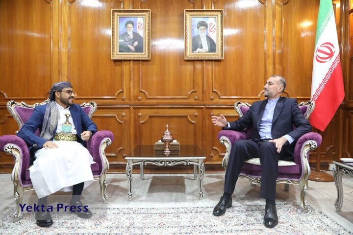 امیر عبداللهیان با سخنگو و رییس هیأت مذاکره کننده یمن دیدار کرد