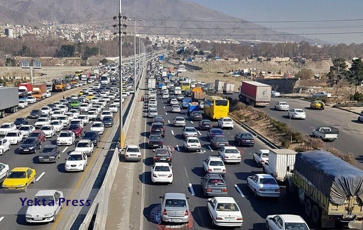 ورود ۱۸۳ هزار مسافر نوروزی به استان تهران‌