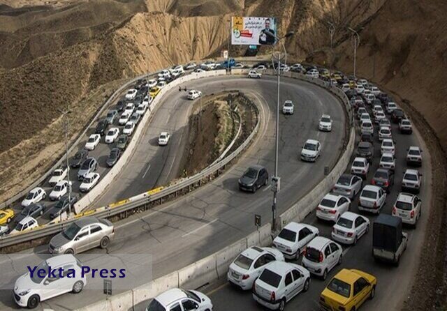 انسداد محور کرج – چالوس و آزاد راه تهران شمال در هر دو مسیر