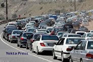 آخرین وضعیت ترافیکی جاده‌ها؛ ترافیک سنگین در جاده چالوس
